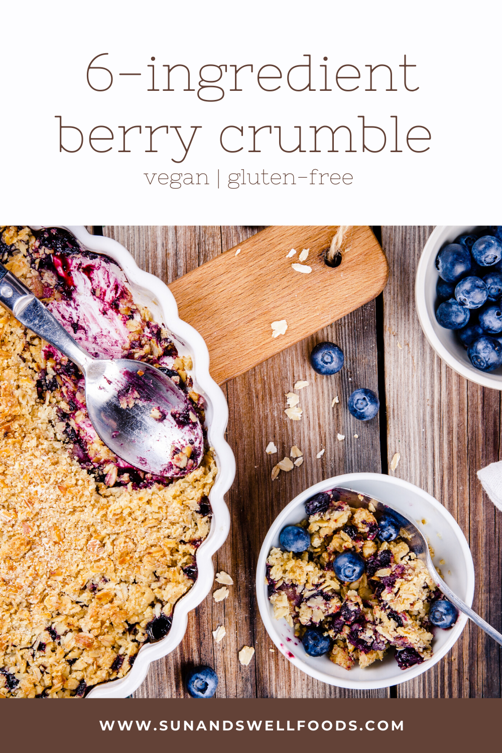 6-Ingredient Berry Crumble
