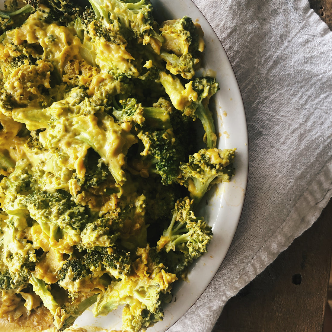 "Cheese-y" Vegan Broccoli and Rice