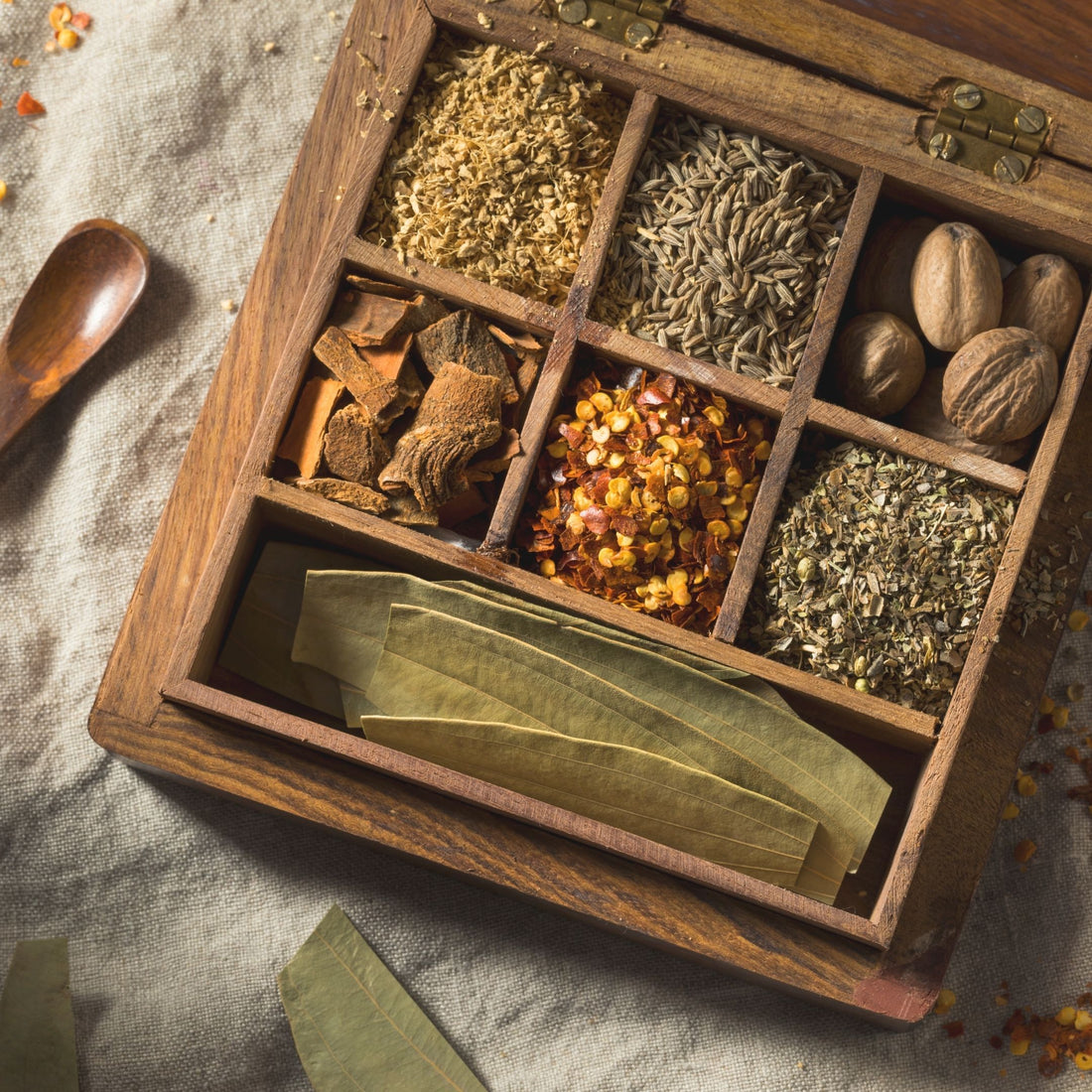 organic and healthy spices