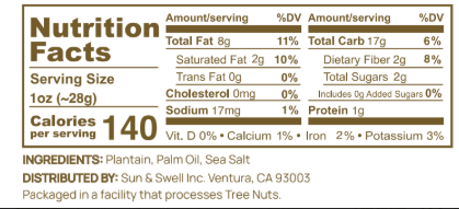 Plantain Chips with Sea Salt – 9 Pack