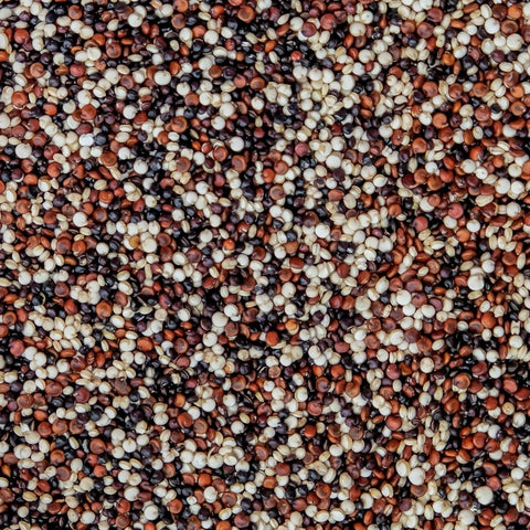 Swollen quinoa
